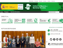 Tablet Screenshot of imserso.es